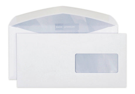 ELCO Enveloppe Premium a/fenê. C5/6 30258 100g, blanc 500 pcs.