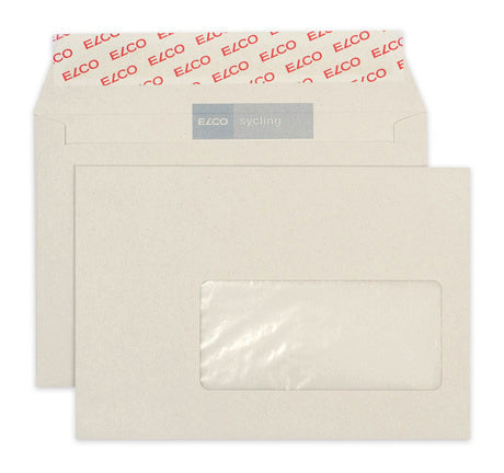 ELCO Enveloppe Sycling a/fenêtre C6 30691 100g, recycling 500 pcs.