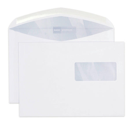 ELCO Enveloppe Premium a/fenêtre C5 32268 100g, blanc 500 pcs.