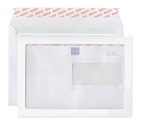 ELCO Enveloppe Premium a/fenêtre C5 32599 100g, blanc 500 pcs.