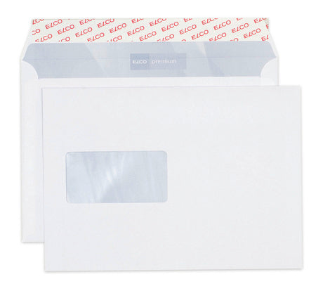 ELCO Enveloppe Premium a/fenêtre C5 32778 80g, blanc 500 pcs.