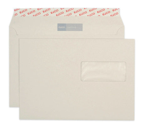 ELCO Enveloppe Sycling a/fenêtre C5 32894 100g, gris 500 pcs.