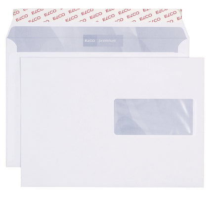 ELCO Enveloppe Premium fen.droit C5 32896 100g blanc, colle 500 pcs.