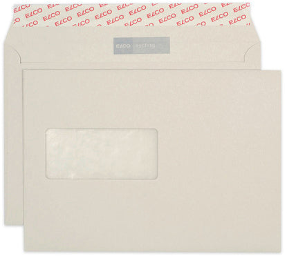 ELCO Envelope Sycling fenêtre ga.C5 32899 100g, gris, colle 500 pièces