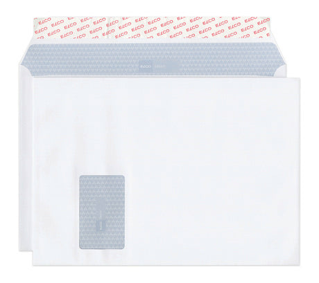 ELCO Envelope Laser fenêtre ga. C4 33799 100g, blanc, colle 250 pièces