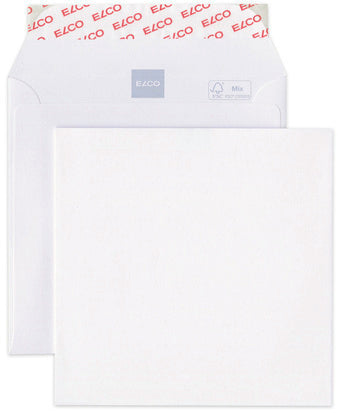 ELCO Enveloppe Premium 145x145/37mm 40948 120g, blanc, auto-ad. 500 pcs.