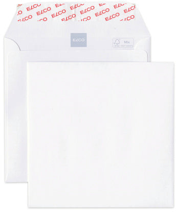 ELCO Enveloppe Premium 155x155/37mm 40958 120g, blanc, colle 500 pcs.