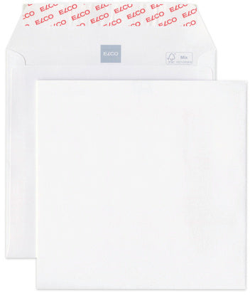 ELCO Enveloppe Premium 175x175/38mm 40978 120g, blanc, colle 500 pcs.