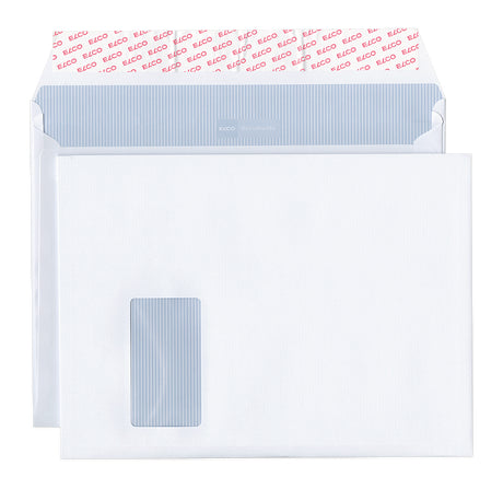 ELCO Enveloppe Docum. a/fenêtre C4+ 48684 120g, blanc 200 pcs.