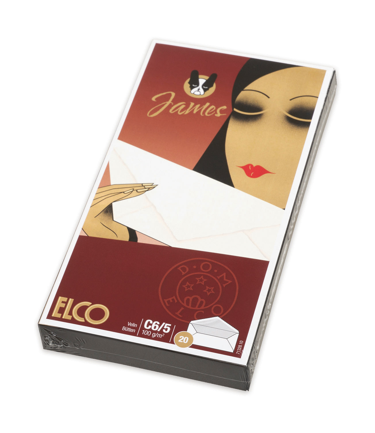 ELCO Enveloppes Velin C6/5 71328.10 blanc, 100g 20 pcs.