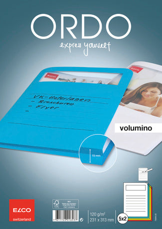 ELCO Dossier d'organ. Ordo A4 73694.00 volumino, ass. 10 pièces