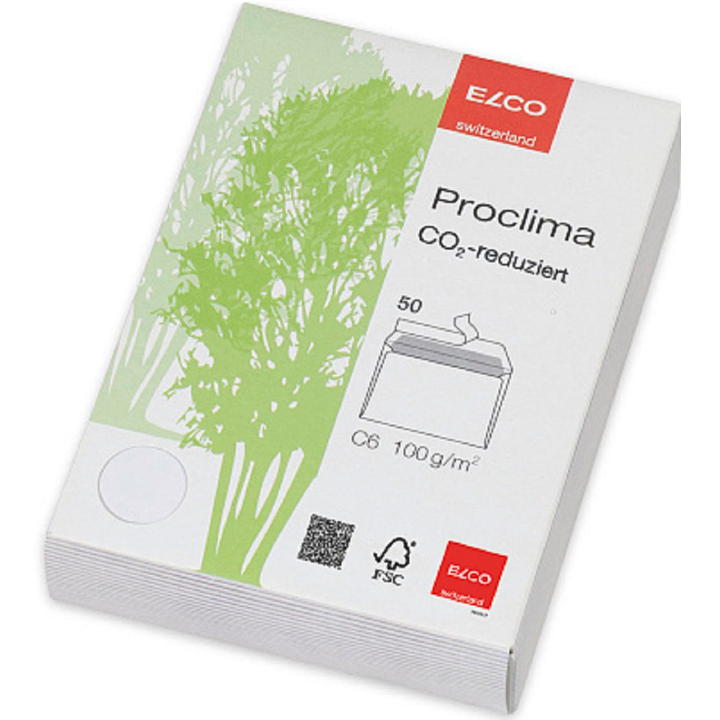 ELCO Envelope proclima C6 74260.20 100g,recycling 50 pcs.