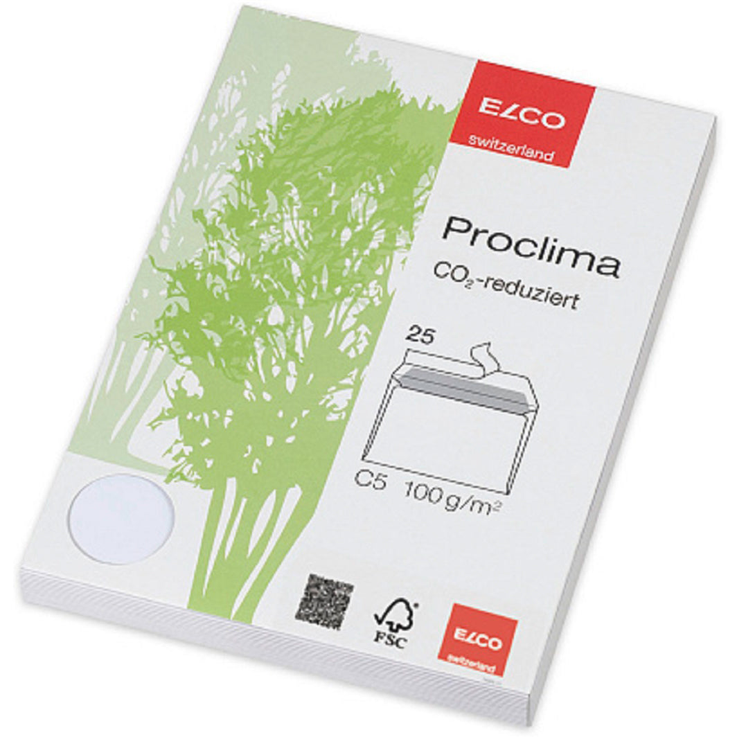 ELCO Envelope proclima C5 74270.20 100g,recycling 25 pcs.