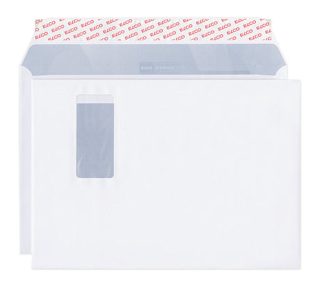 ELCO Envelope Office fenêtre dr. C4 74522.12 120g, blanc, colle 50 pièces