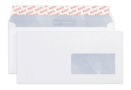 ELCO Envelope Office fenêt.dr. C5/6 74533.12 80g, blanc, colle 200 pcs.