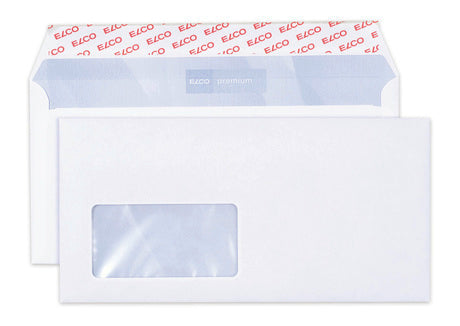 ELCO Enveloppe Office a/fenêt. C5/6 74534.12 80g, blanc 200 pcs.