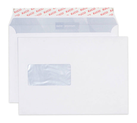 ELCO Enveloppe Off. gauche/fen. C5 74537.12 100g, blanc 100 pcs.