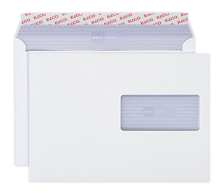 ELCO Enveloppe Laser fenêtre dr. C5 74541.12 100g, blanc 100 pcs.