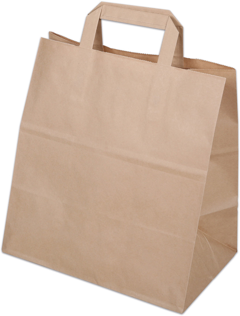 ELCO Sac de transport 270x170x290mm 83201.25 avec anse, brun 50 pièces