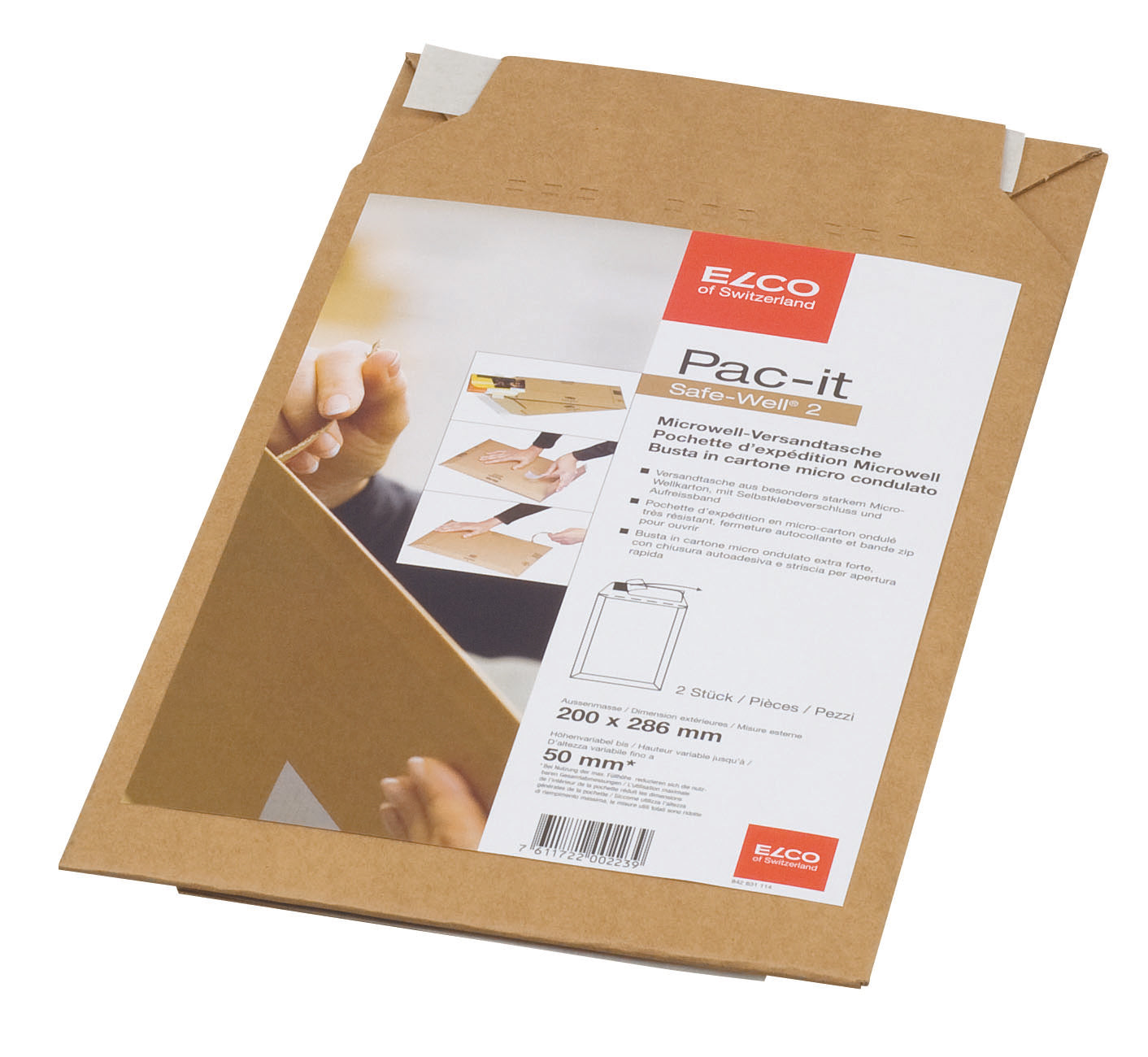 ELCO Sac d'expédition Safe 842631114 carton 200x286mm 2 pcs.