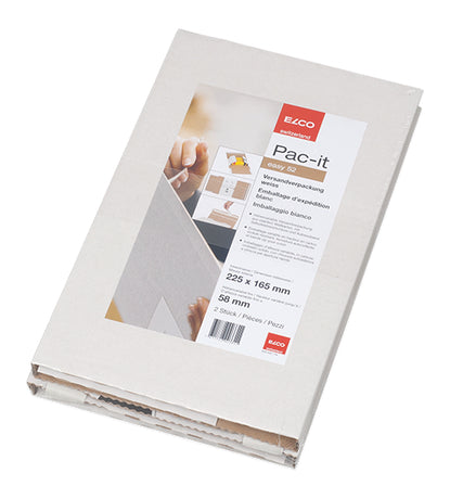 ELCO Pochette courier 225x165x58mm 845662114 109g, blanc, sticker 2 pcs.