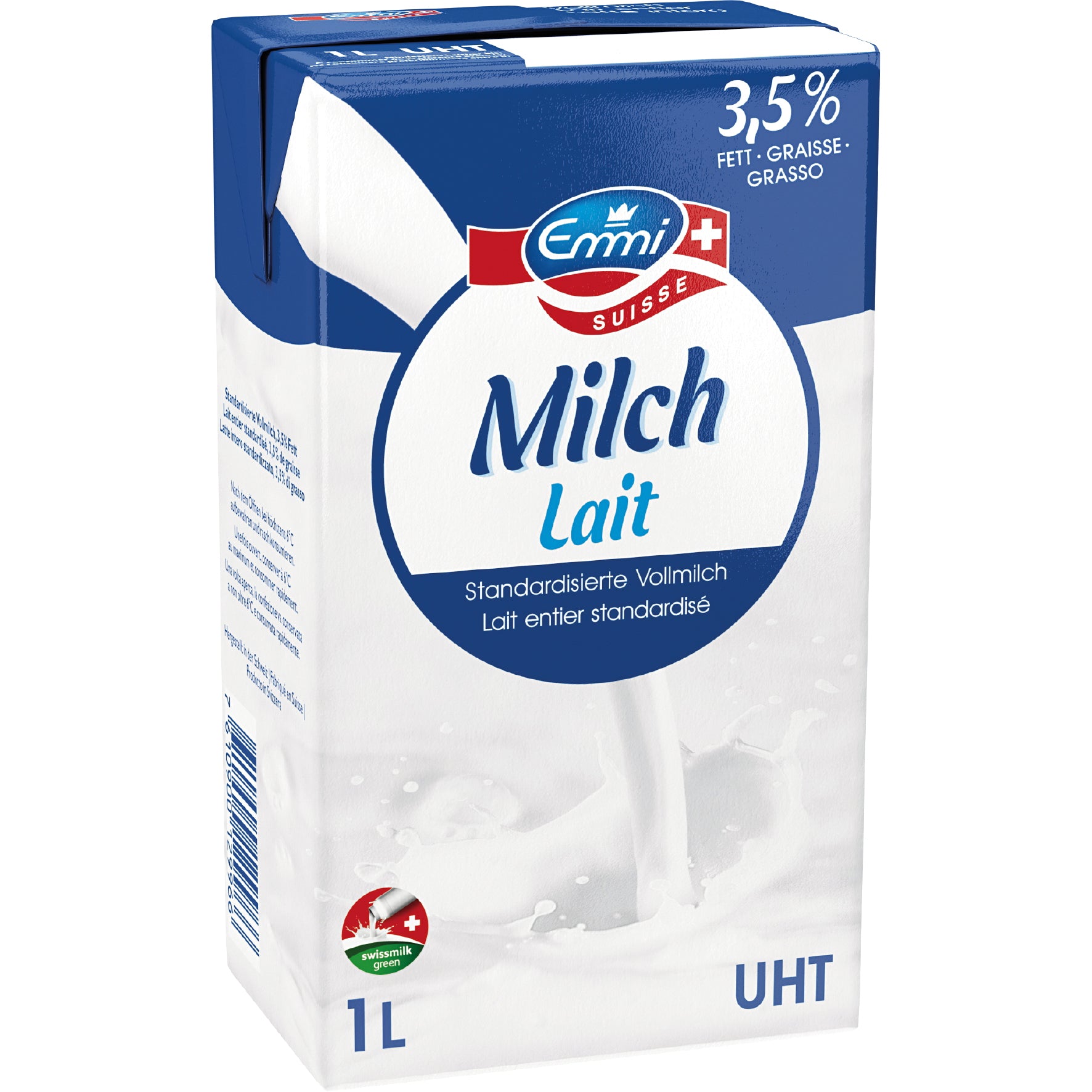 EMMI Lait entier 3,5%, UHT 1030163 1 l, 12 pcs.