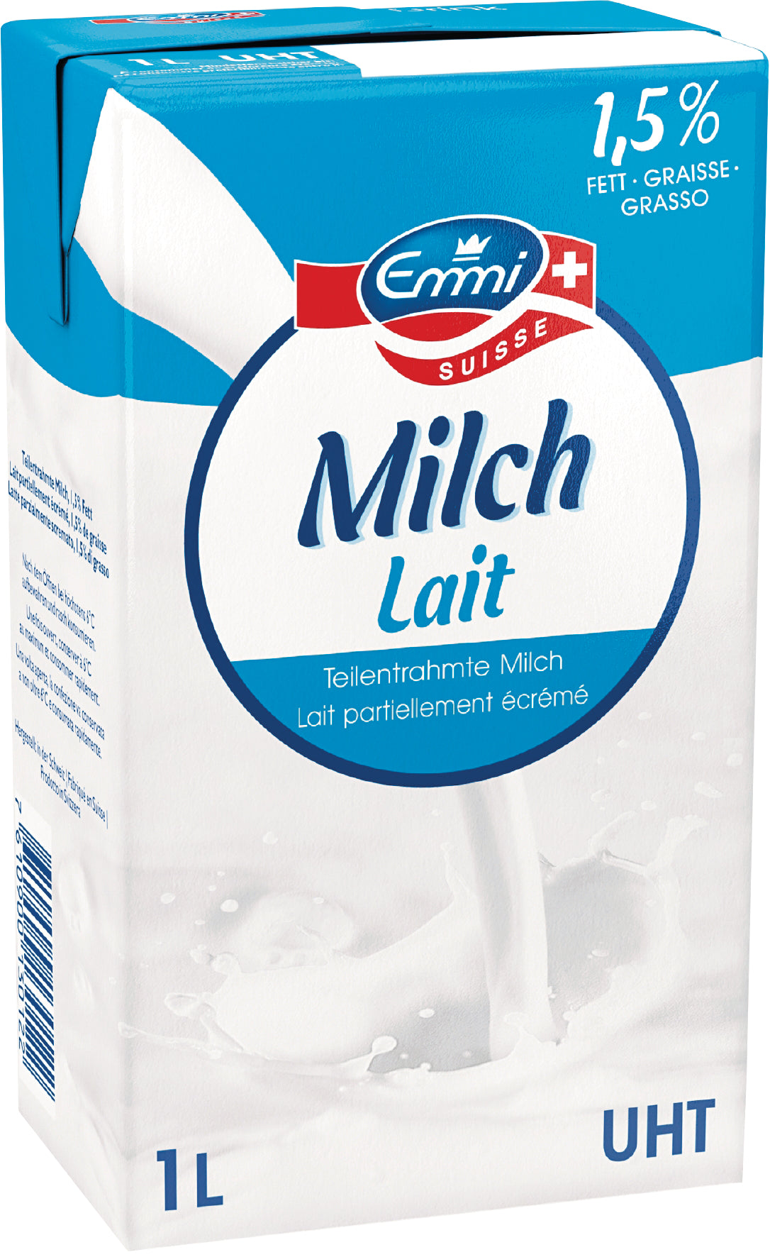 EMMI Lait drink 1,5%, UHT 1155024 1 l, 12 pcs.