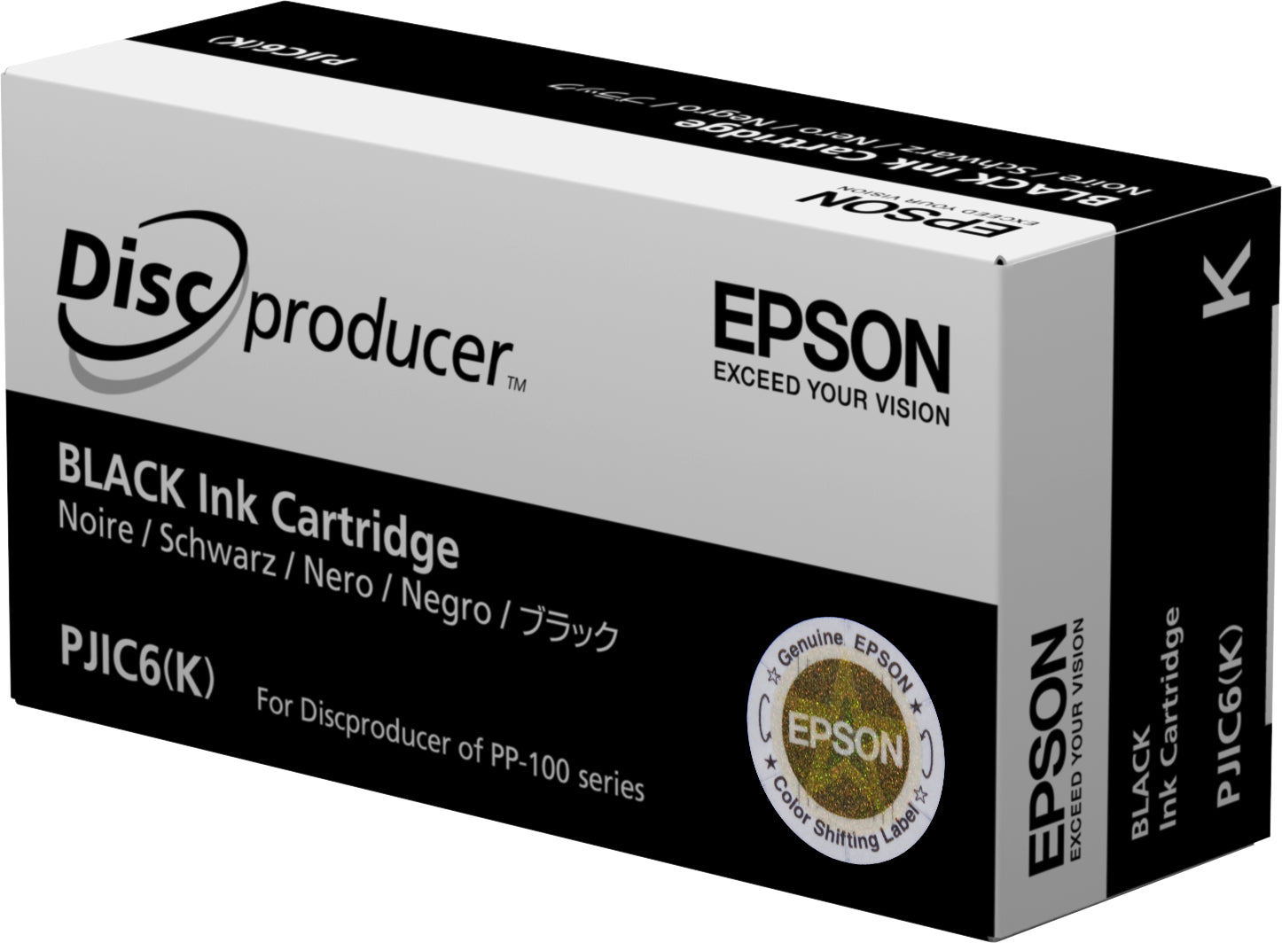 EPSON Cart. d'encre PJIC6 noir C13S020693 Discproducer PP-100