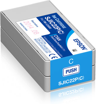 EPSON Cart. d'encre cyan S020602 TM-C 3500 32 ml