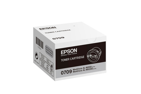 EPSON Cartouche toner return noir S050709 AL-M200/MX200 2500 pages
