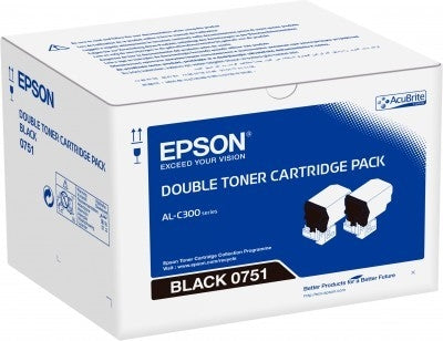 EPSON Cartouche toner Duo noir S050751 WF AL-C300 2x7300 pages