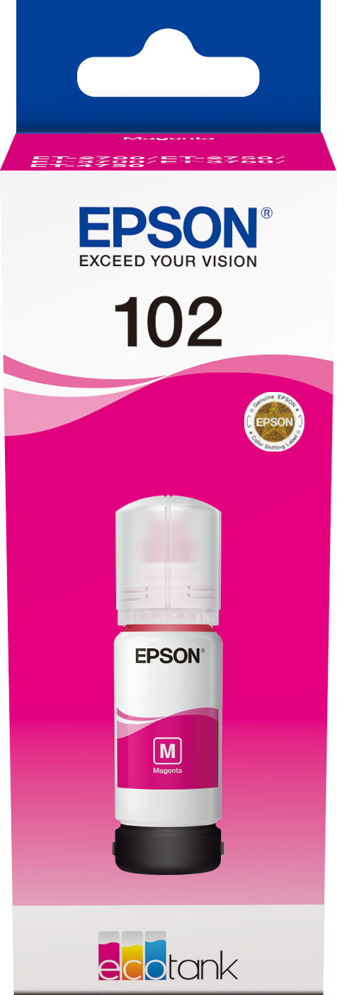 EPSON Bouteille d'encre 102 magenta T03R340 EcoTank ET-2700 6000 pages