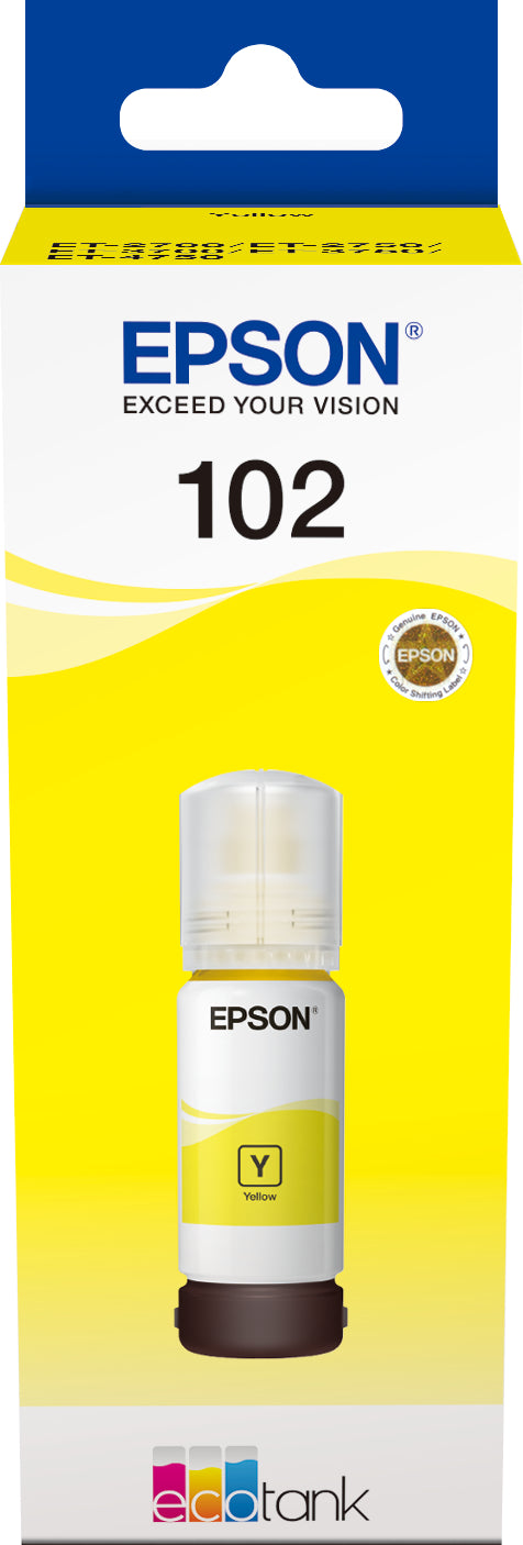 EPSON Bouteille d'encre 102 yellow T03R440 EcoTank ET-2700 6000 pages