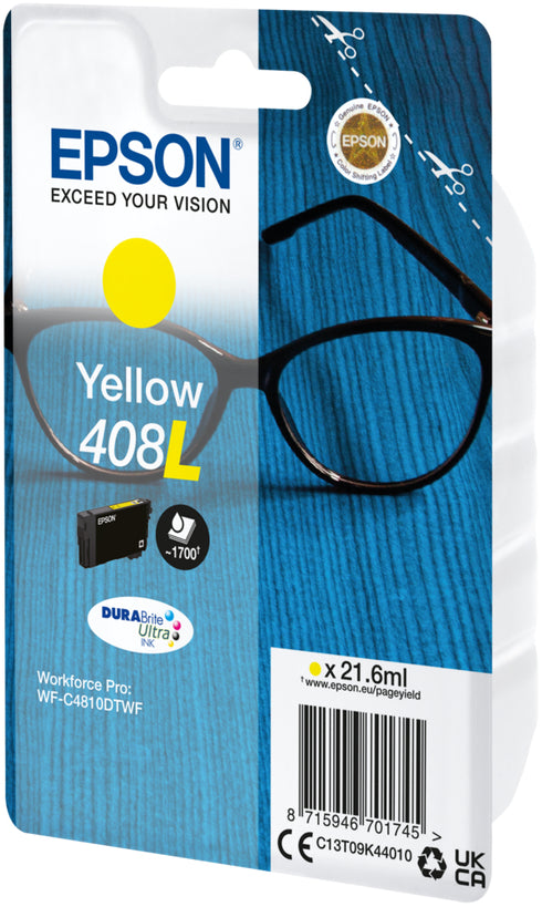 EPSON Cart. d'encre 408L yellow T09K44010 WF-C4810DTWF 1700 pages
