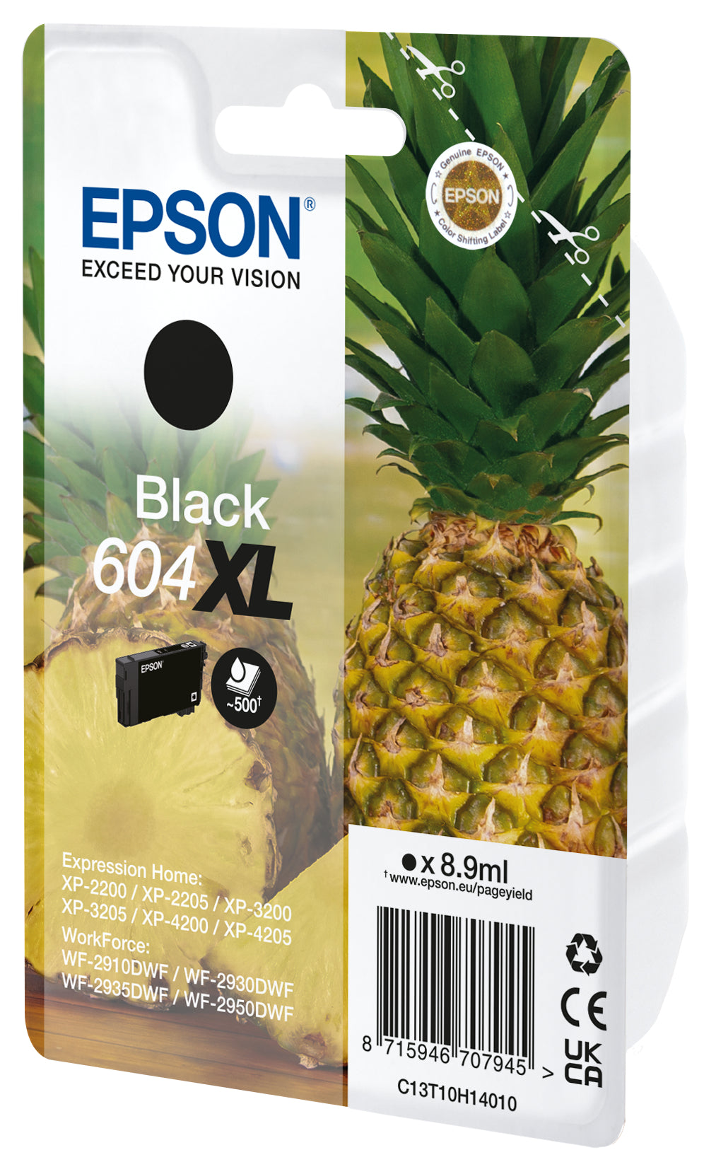 EPSON Cartouche d'encre 604XL noir T10H14010 WF-2910/30/50 500 pages