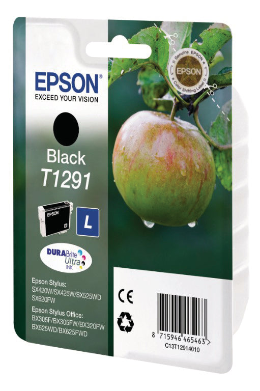 EPSON Cart. d'encre noir T129140 Stylus SX420W 11.2ml