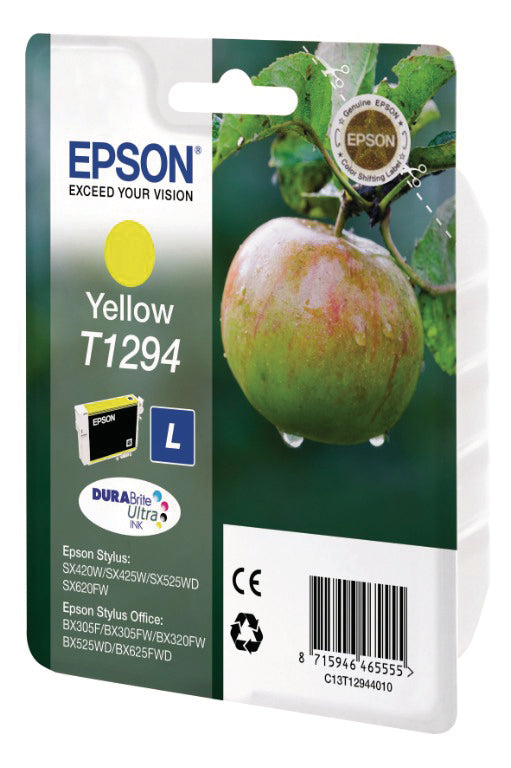 EPSON Cart. d'encre yellow T129440 Stylus SX420W 7.0ml