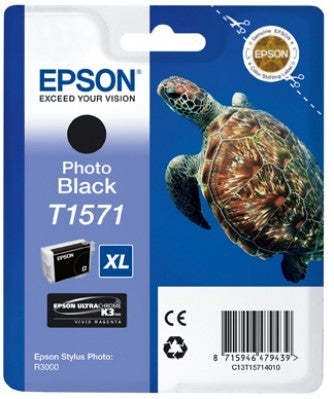 EPSON Cartouche d'encre photo noir T157140 Stylus Photo R3000 26ml