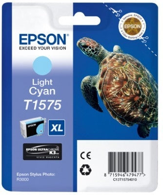 EPSON Cartouche d'encre light cyan T157540 Stylus Photo R3000 26ml