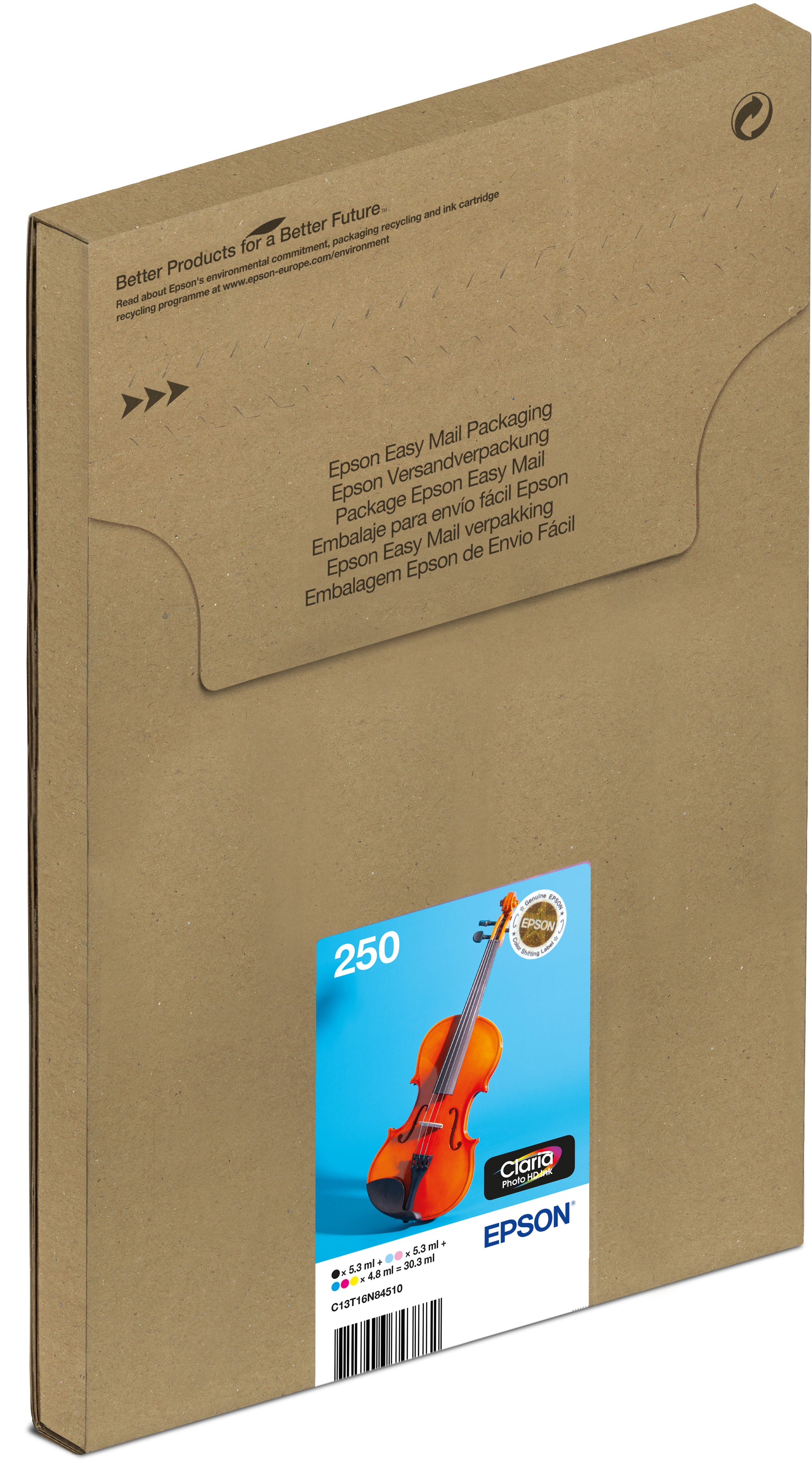 EPSON Multipack Easymail 250 6-color T16N84510 XP 980 6x360 pages