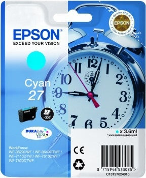 EPSON Cart. d'encre cyan T270240 WF 3620/7620 300 pages