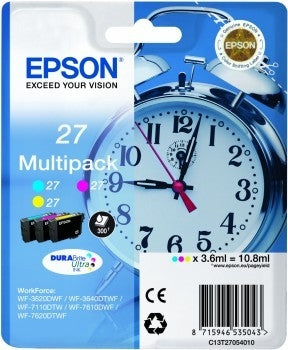 EPSON Multipack Encre CMY T270540 WF 3620/7620 300 pages