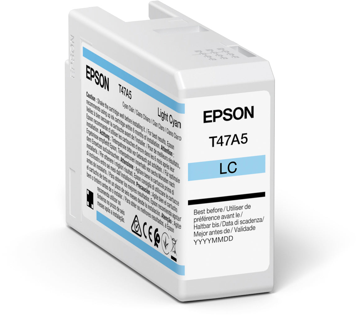 EPSON Cart. d'encre light cyan T47A500 SureColor SC-P900 50ml