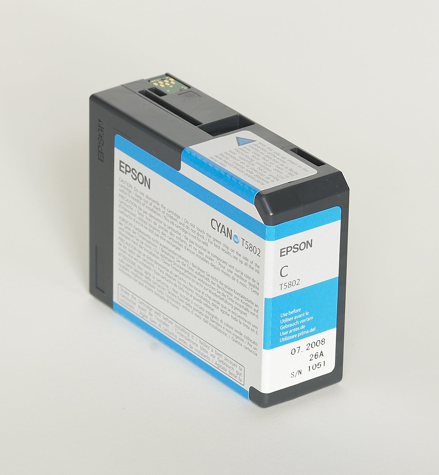 EPSON Cart. d'encre cyan T580200 Stylus Pro 3800 80ml