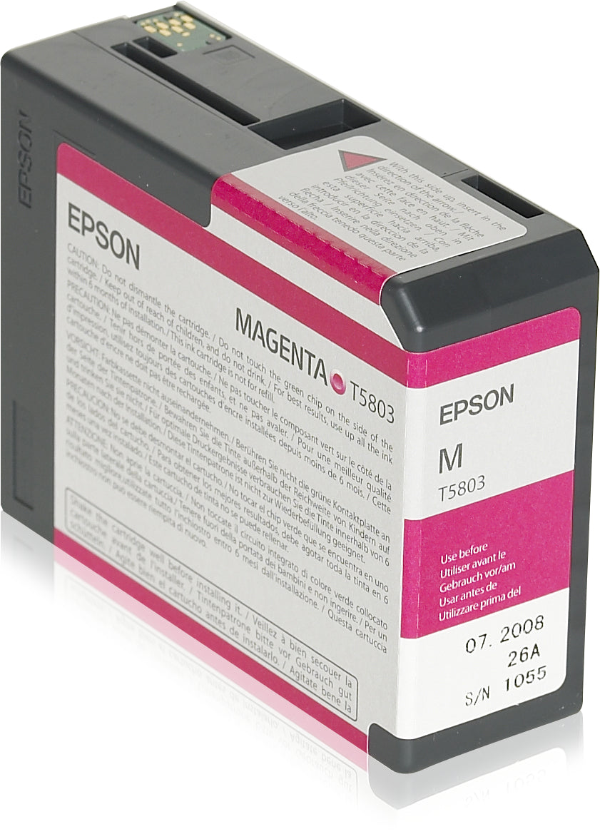 EPSON Cart. d'encre magenta T580300 Stylus Pro 3800 80ml