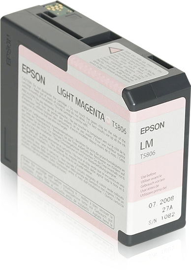 EPSON Cart. d'encre light magenta T580600 Stylus Pro 3800 80ml