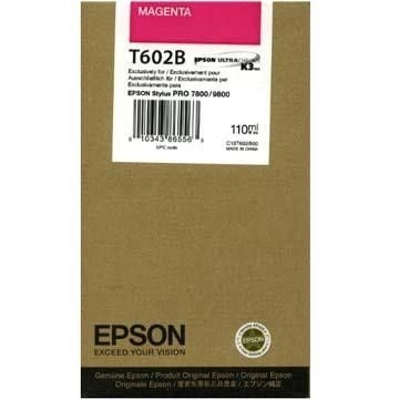EPSON Cartouche d'encre magenta T602B00 Stylus Pro 7800/9800 110ml