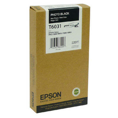 EPSON Cartouche d'encre photo black T603100 Stylus Pro 7880/9880 220ml