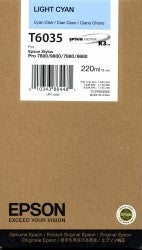 EPSON Cartouche d'encre light cyan T603500 Stylus Pro 7880/9880 220ml