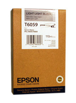 EPSON Cart. d'encre light-lig. black T605900 Stylus Pro 4880 110ml